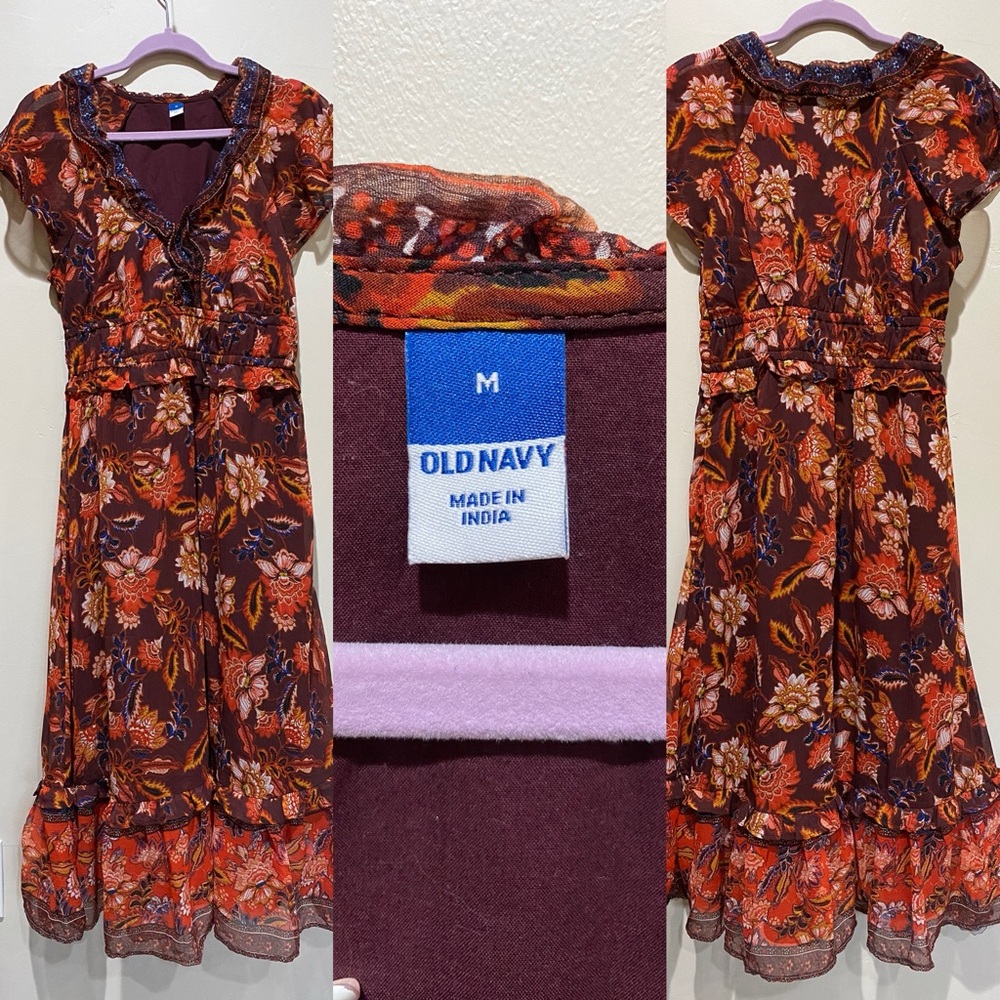 New Fall Old Navy Dress Size Medium Super Cute